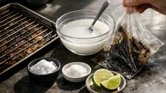 Trik bersih-bersih dapur pakai bahan sederhana: maizena, soda kue, cuka, dan garam