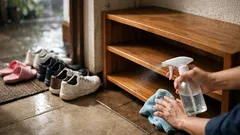 Rak sepatu bau apek? coba reset 6 langkah ini biar kering, bersih, dan bebas jamur